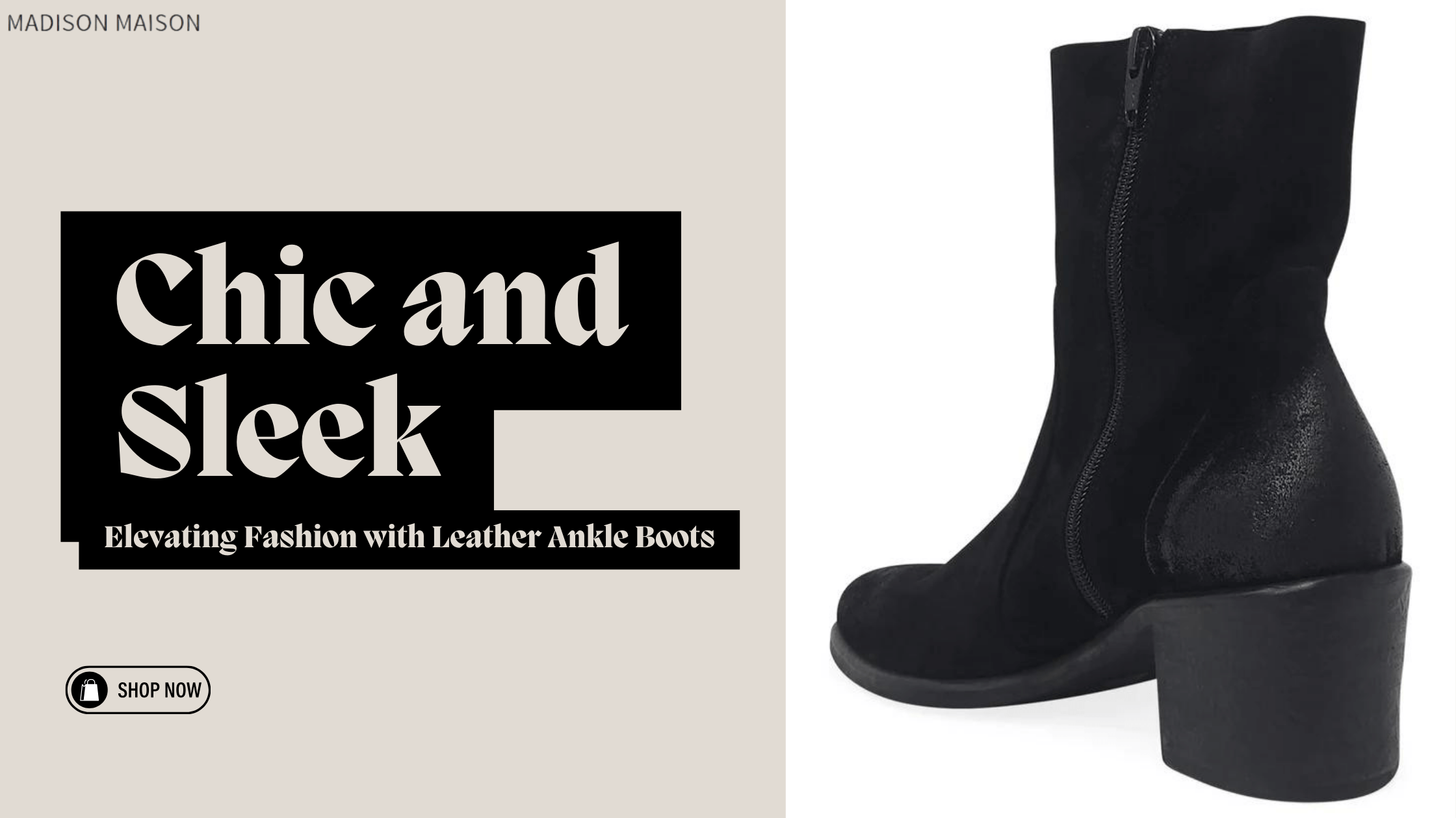 Chic and Sleek: Elevating Fashion with Leather Ankle Boots