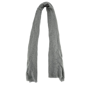Plain cashmere stole with fringe ends, long rectangular scarf