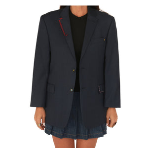 Navy Racing Stripe 7 Blazer