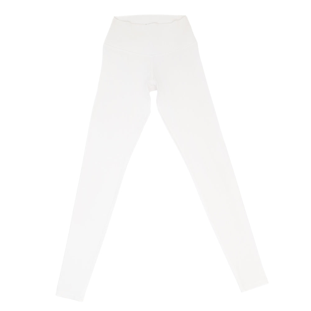 White leggings, full-length skinny fit