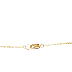 Gold-tone necklace chain with spring-ring clasp