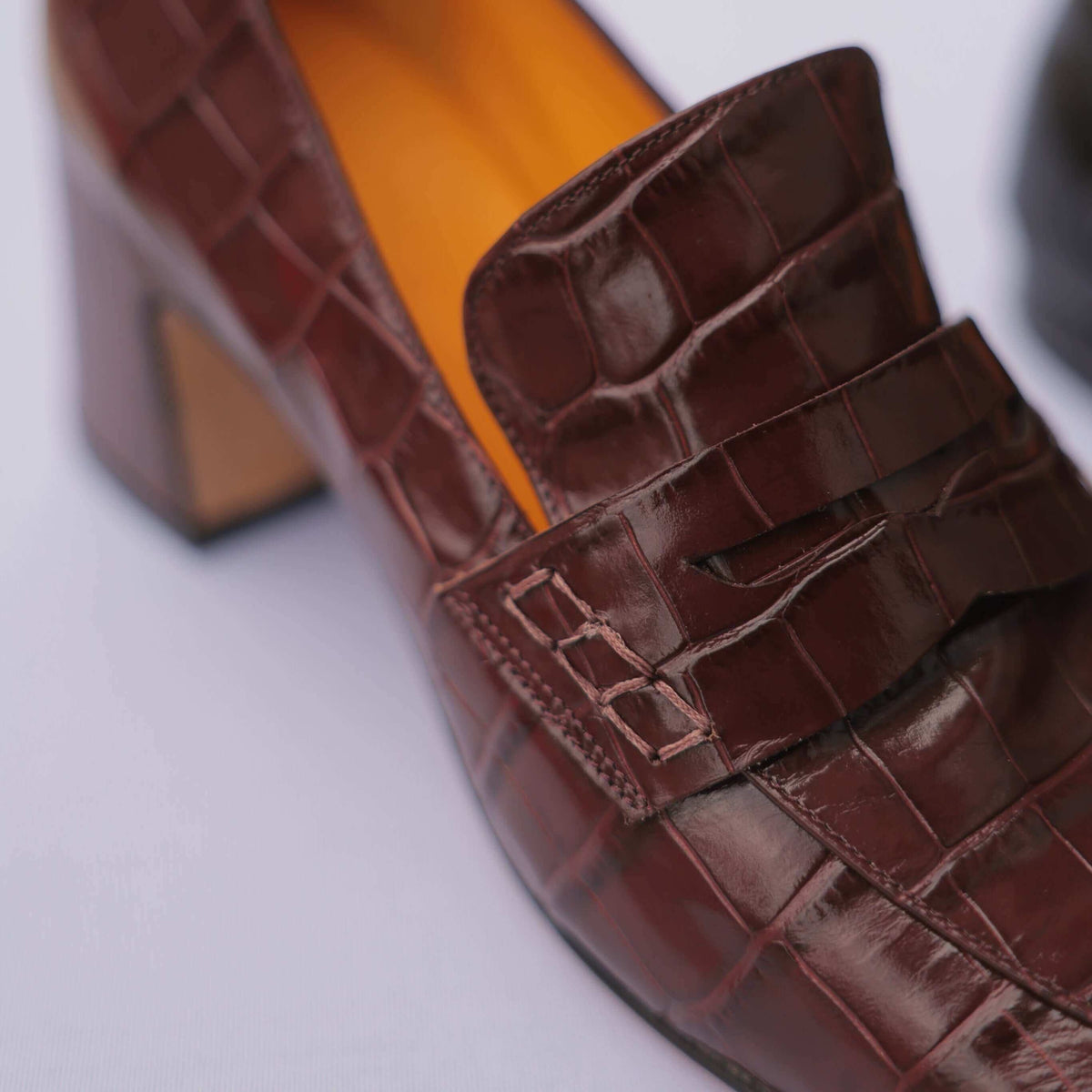 New Croc loafer and brown 