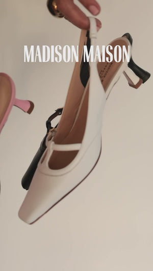 Penny  Pink Kitten Heel Slingback