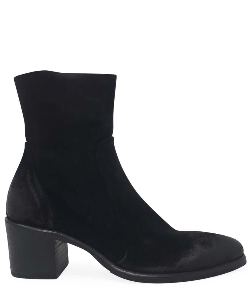 Madison Maison Black Suede Ankle Boot